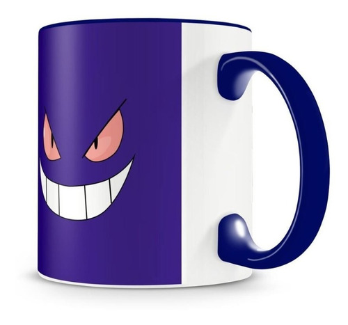 Caneca Xícara Pokemon Gengar Ghost Poison Roxo Pokemon